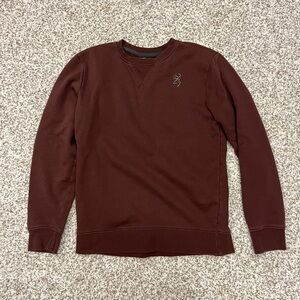 Browning Men's Dark Brown Crewneck Sweater
